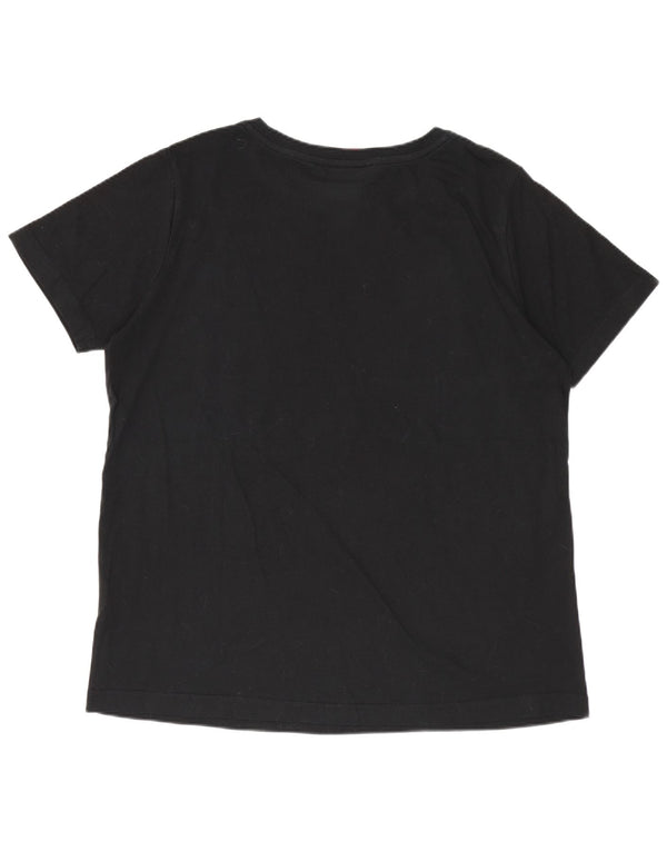 T-shirt grafica da donna Nike Top UK 16 grande nera