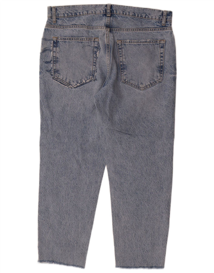 Jeans affusolati da uomo ZARA EU 42 Large W32 L26 Blu