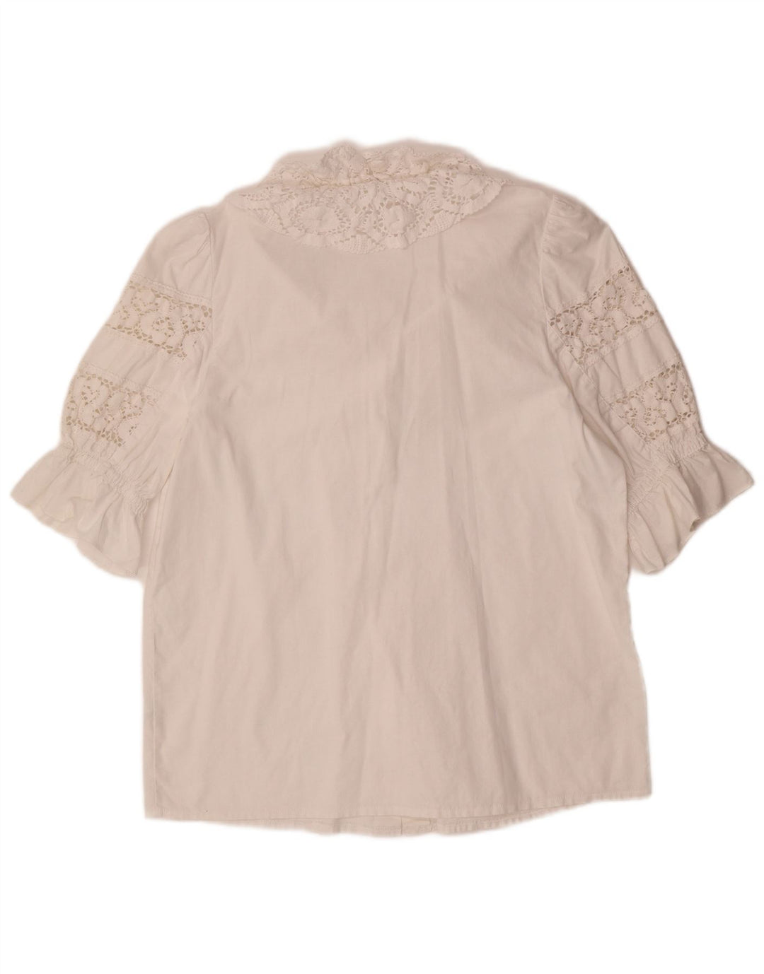 ALPHORN Camicia Camicetta Donna IT 40 Medio Bianco