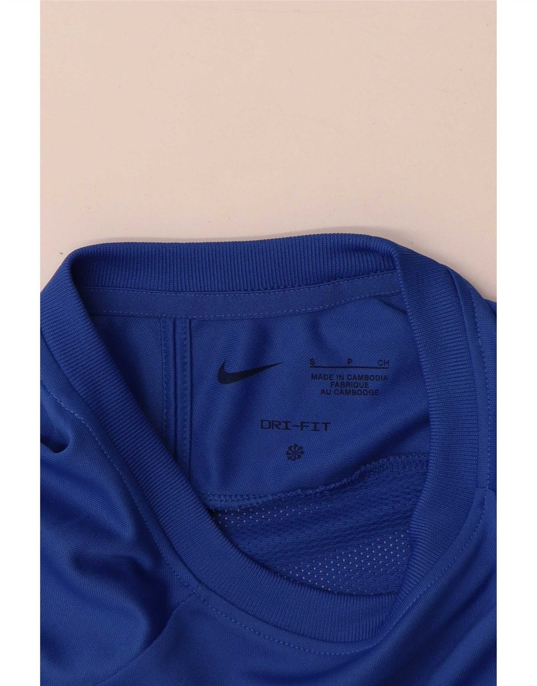 T-shirt Nike Dri Fit da uomo, piccola, color block blu