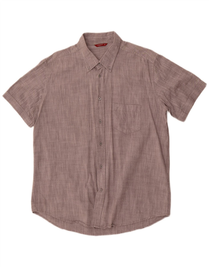 Camicia a maniche corte da uomo Carrera XL Grigia
