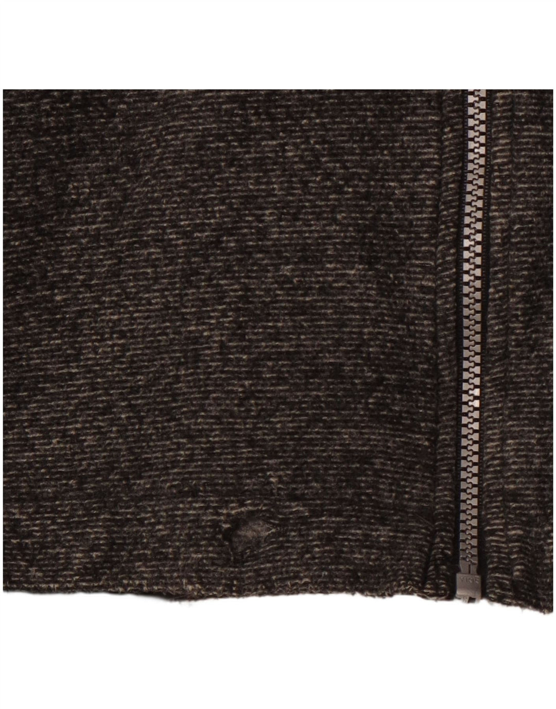 Giacca in pile con cappuccio da uomo CHAMPION UK 42 XL Poliestere gessato grigio