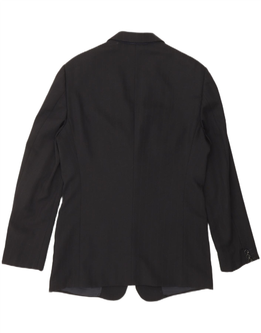 ARMANI COLLEZIONI Mens 2 Button Blazer Jacket IT 48 Medium Black Striped