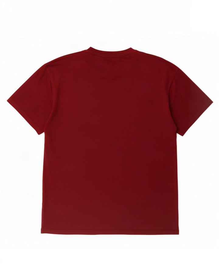 T-shirt grafica da uomo Vans Top grande in cotone marrone