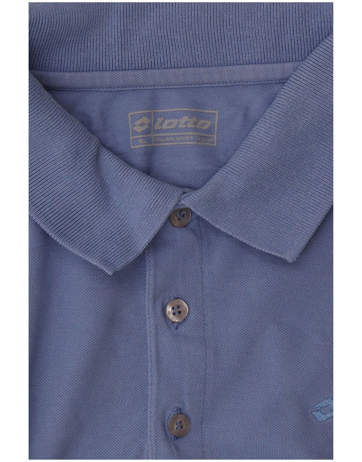 Polo da uomo LOTTO XL in cotone blu