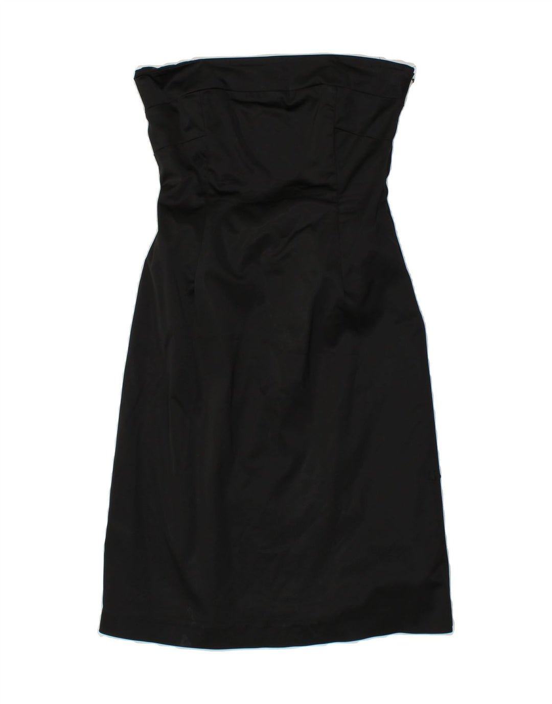 COAST Womens Strapless Dress UK 14 Medium  Black Acetate Vintage Coast and Second-Hand Coast from Messina Hembry 