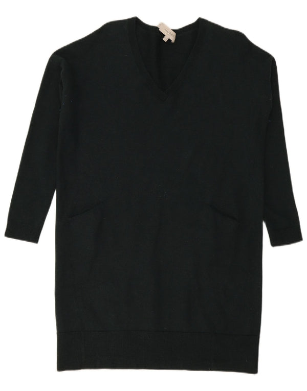 Hobbs Womens Long Sleeve Oversized Jumper Dress UK 10 Small Grey