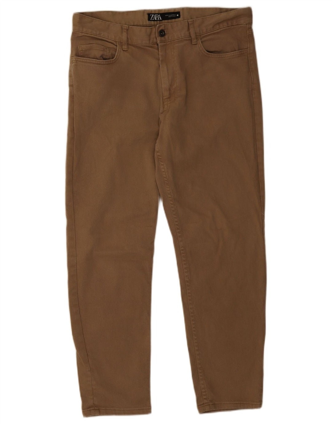 Jeans slim da uomo Zara EU 44 Large W34 L28 Beige