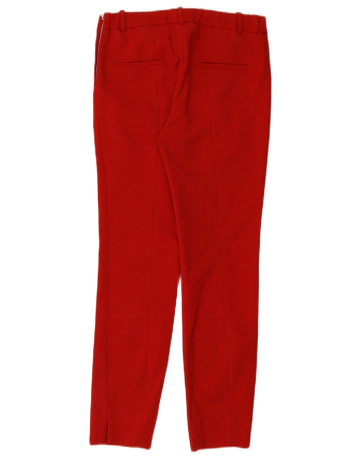 Pantaloni casual slim da donna Zara piccoli W26 L26 rossi