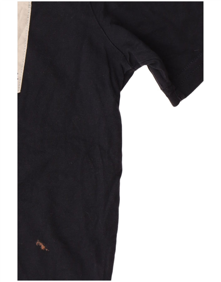 T-shirt da uomo Penguin Top grande in cotone blu navy