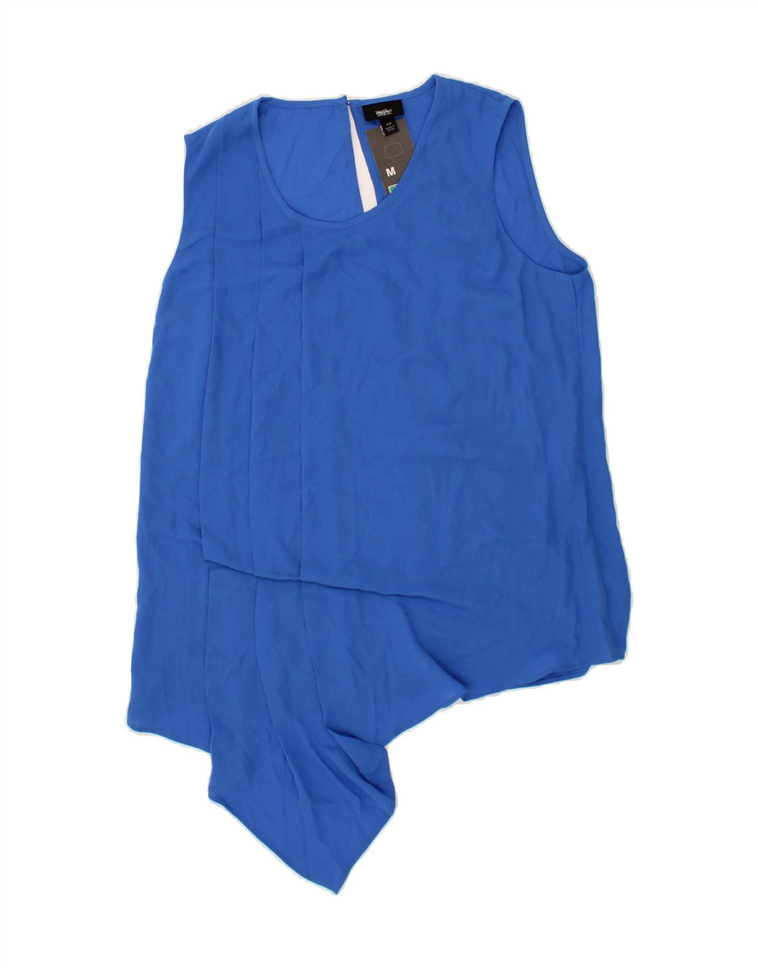 MOSSIMO Womens Sleeveless Blouse Top UK 14 Medium Blue Polyester Vintage Mossimo and Second-Hand Mossimo from Messina Hembry 