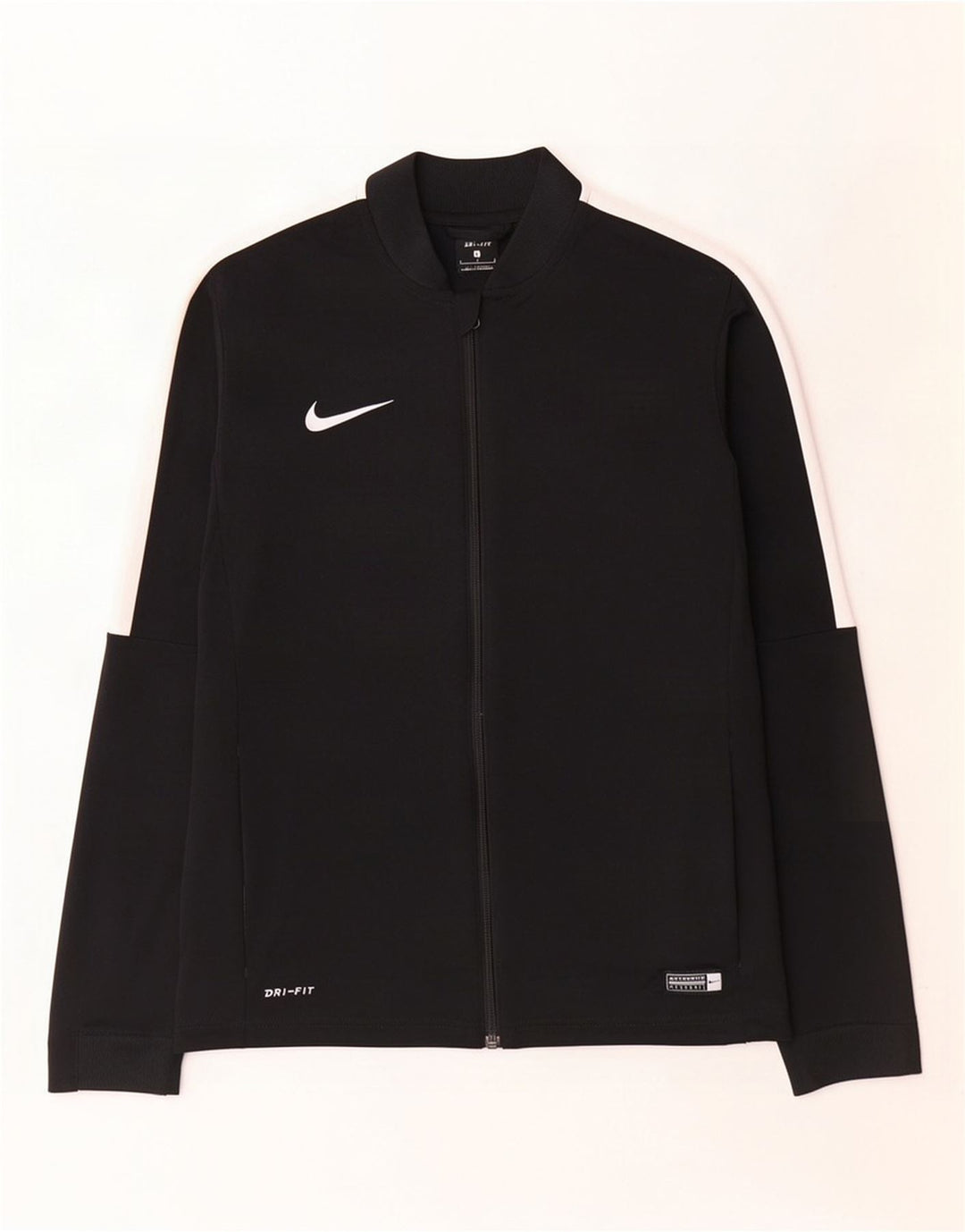 Giacca da tuta Nike Dri Fit da uomo, grande, in poliestere color block nero