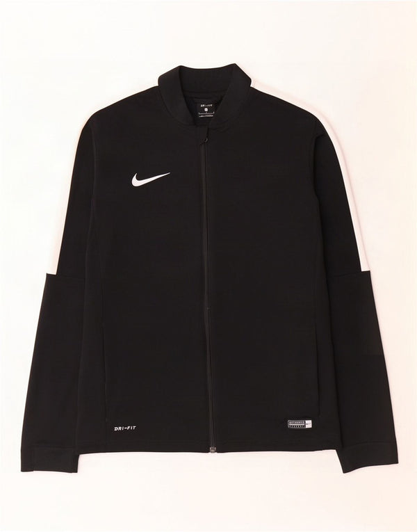 Giacca da tuta Nike Dri Fit da uomo, grande, in poliestere color block nero