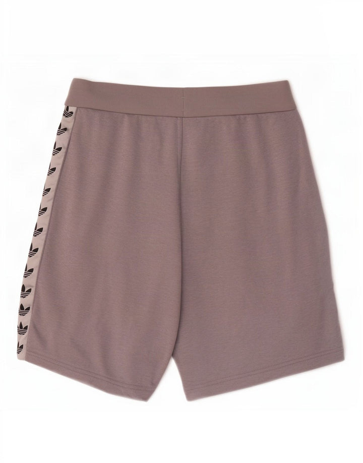 Pantaloncini sportivi grafici da uomo Adidas piccoli in poliestere color block grigio