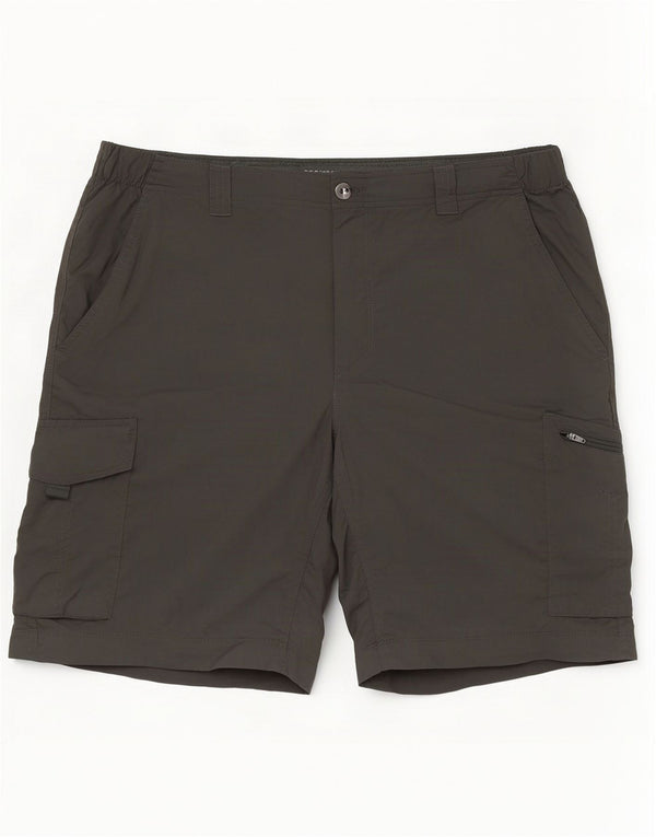 Pantaloncini cargo Columbia Omni-Shield da uomo W38 XL nylon kaki