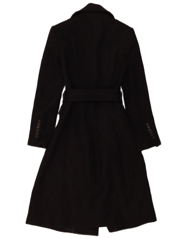 Cappotto doppiopetto da donna Zara UK 10 piccolo in lana nera