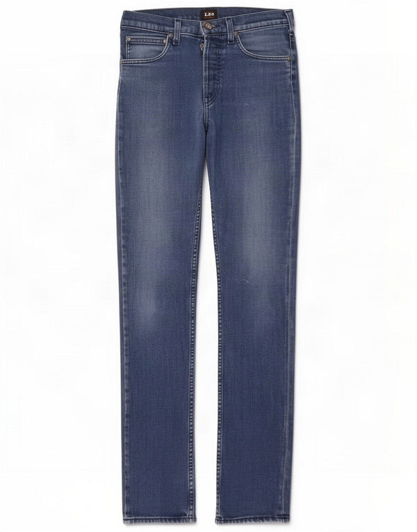 Lee Womens Jegger Slim Jeans W29 L34 Blue Cotton