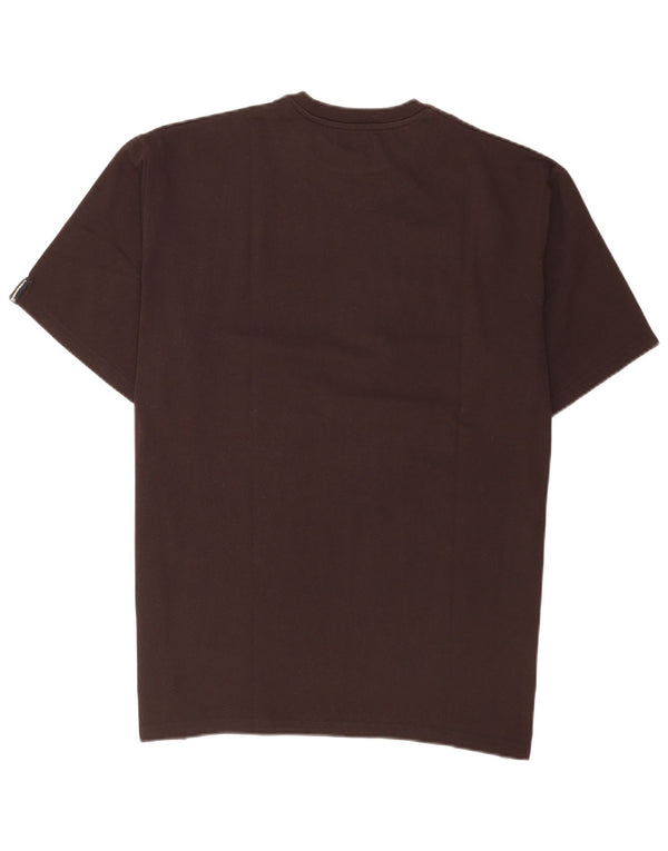 T-shirt grafica da uomo Carrera Top XL in cotone marrone
