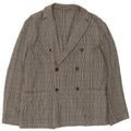 Giacca blazer doppiopetto da uomo Zara UK 40 grande plaid grigio