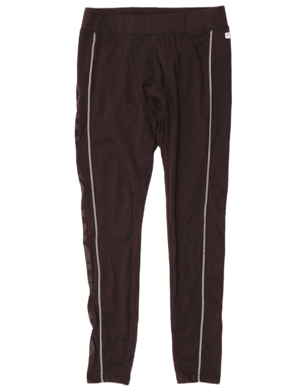 Leggings grafici da uomo Superdry Large in poliestere nero