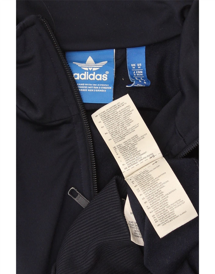 Giacca da tuta da uomo ADIDAS media poliestere blu navy