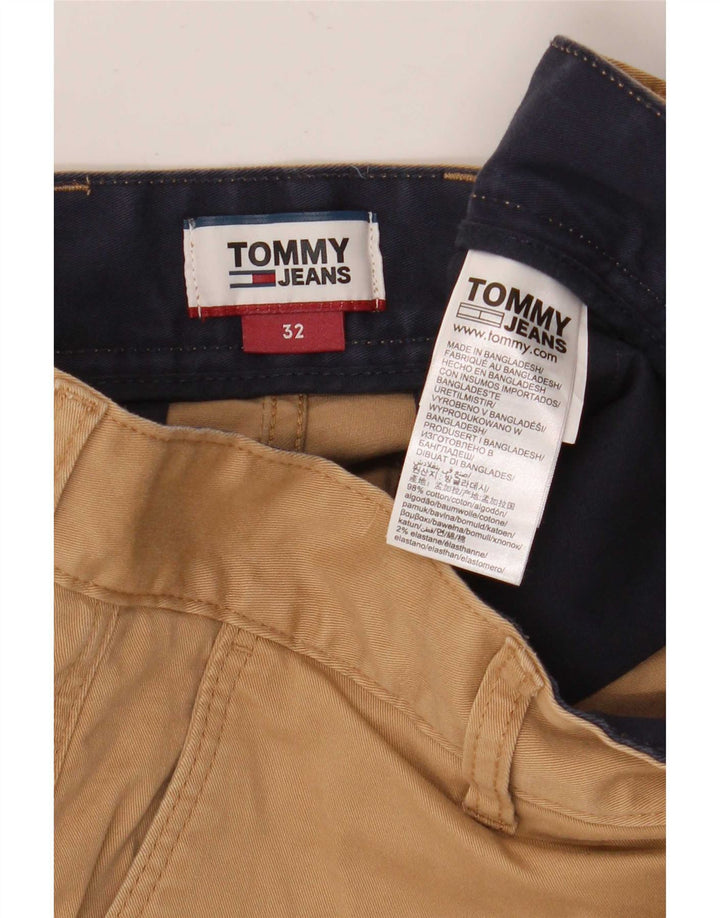 Pantaloncini chino da uomo Tommy Hilfiger W32 cotone beige medio