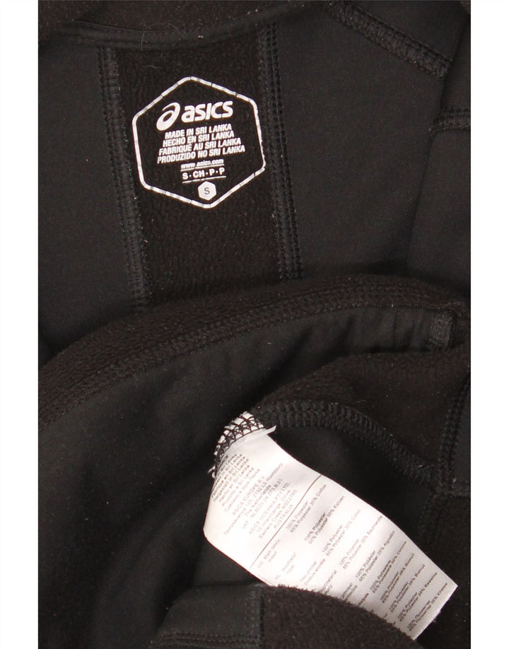 Giacca in pile ASICS da donna UK 10 Small Nero Poliestere