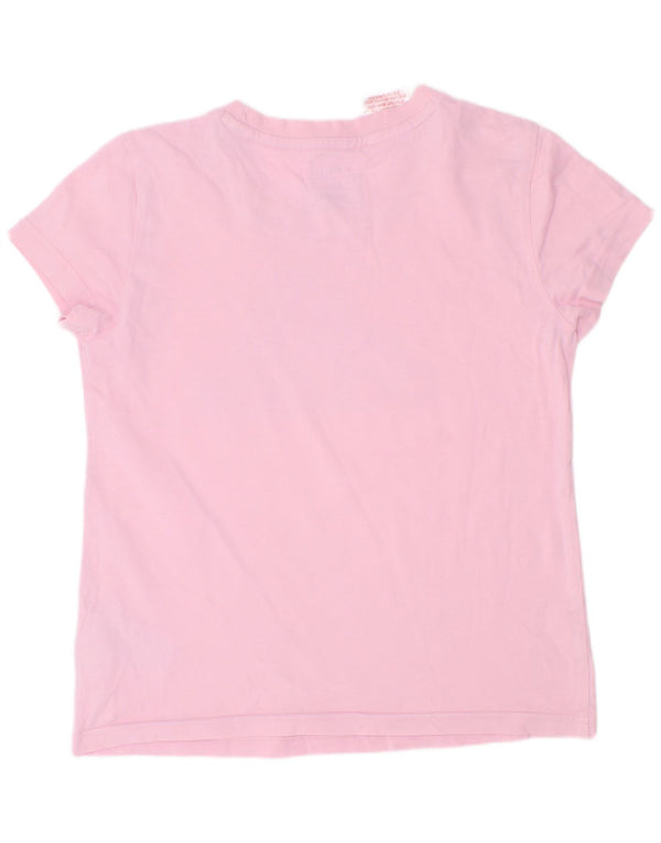 Maglietta grafica Adidas per bambina 9-10 anni in cotone rosa