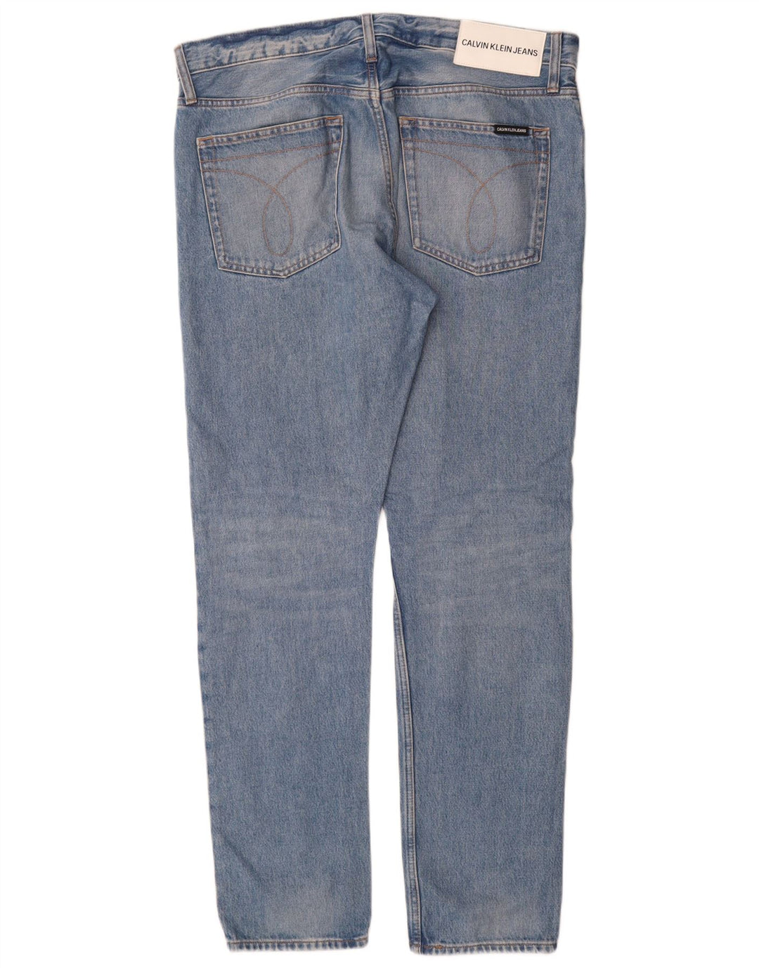 Jeans slim da uomo Calvin Klein W34 L32 cotone blu
