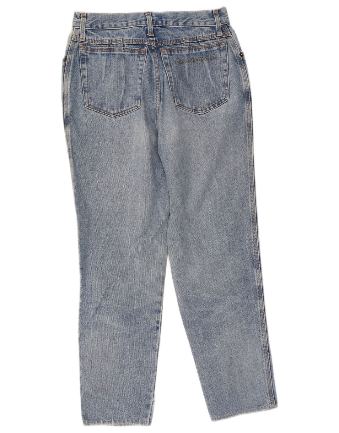Jeans cropped da donna Roccobarocco W31 L25 cotone blu