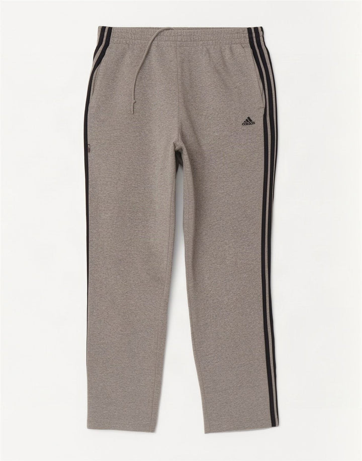Pantaloni da tuta da uomo Adidas Large in cotone chiazzato grigio