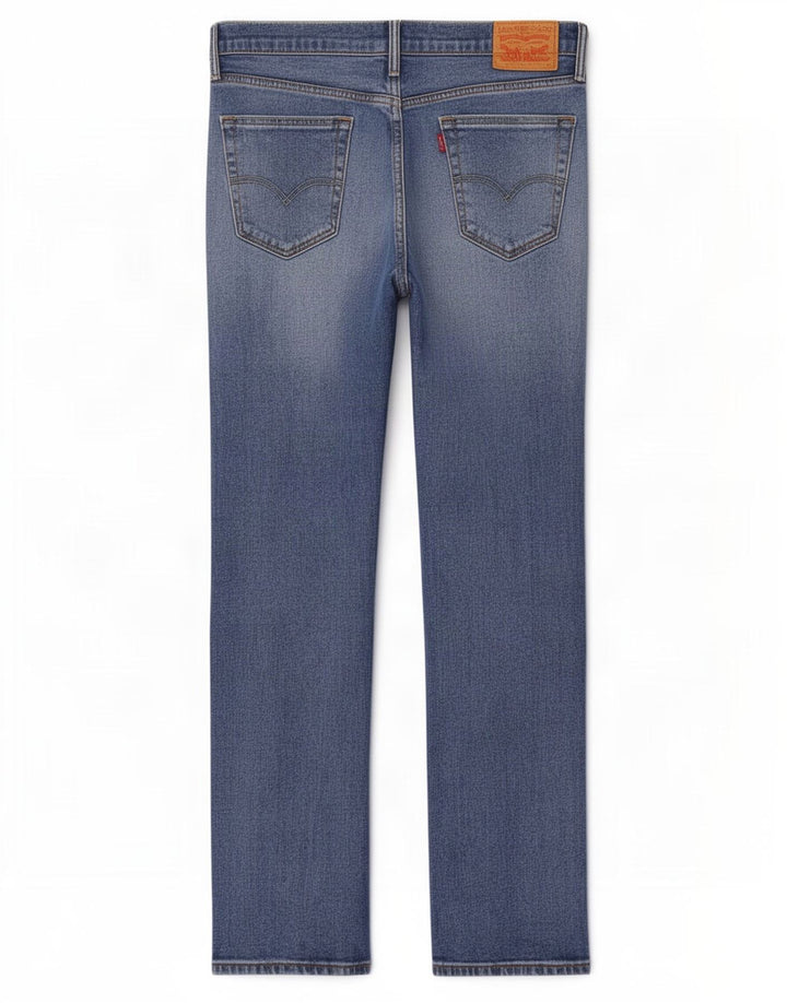 Jeans dritti da uomo Levi's W34 L32 in cotone blu