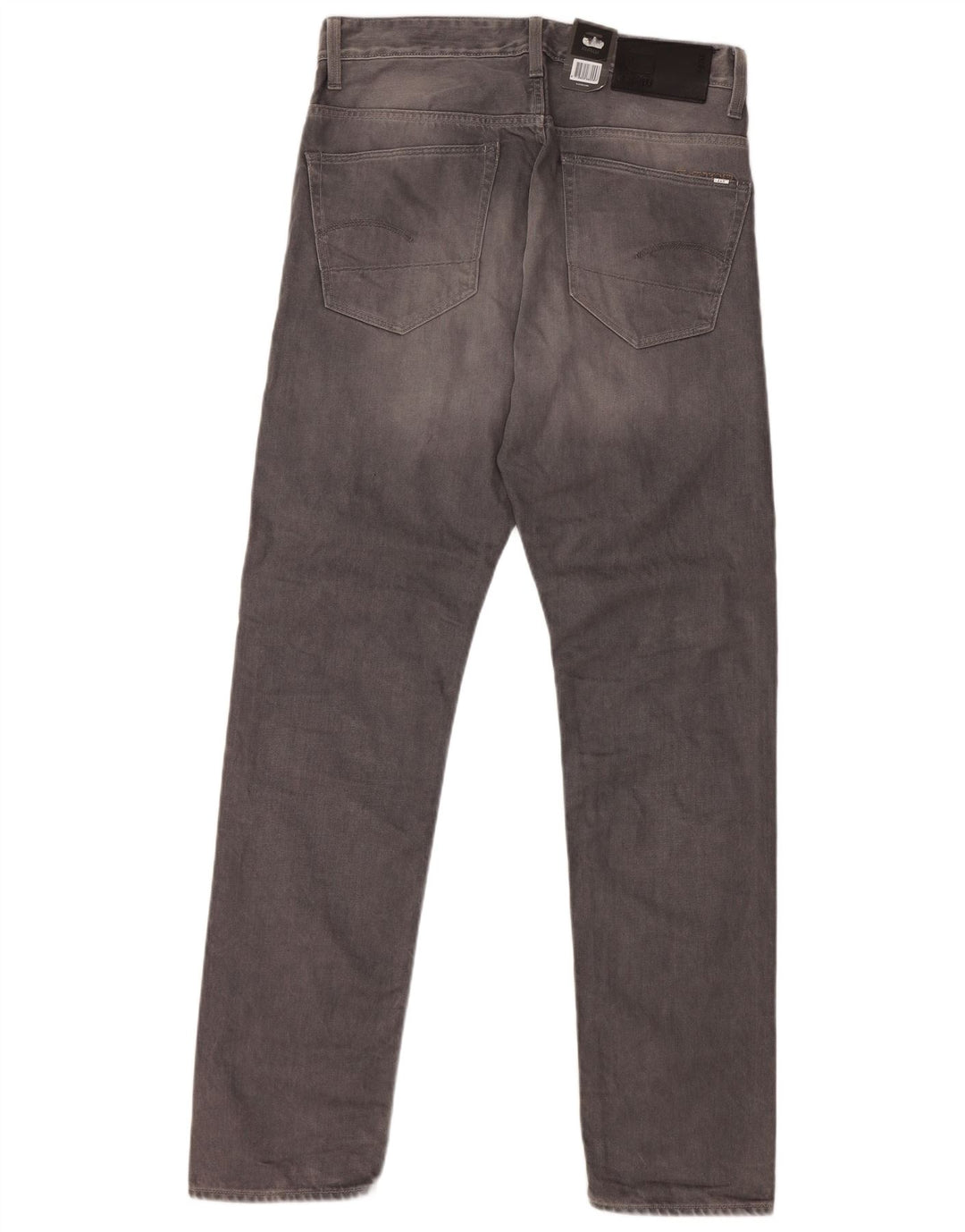 Jeans dritti da uomo G-Star 3301 W33 L34 poliestere grigio