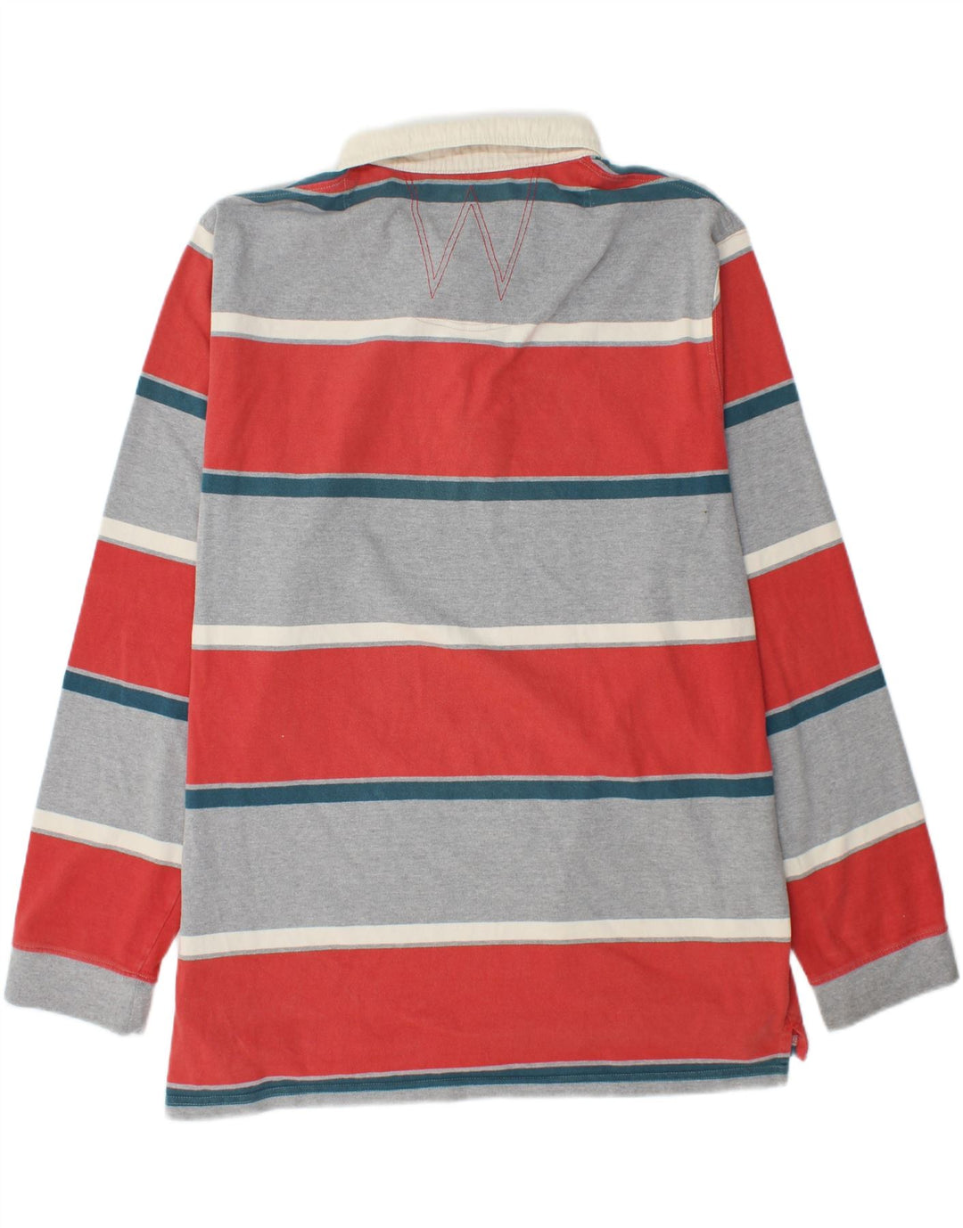Polo da rugby da uomo a maniche lunghe WEIRD FISH 2XL a righe multicolore