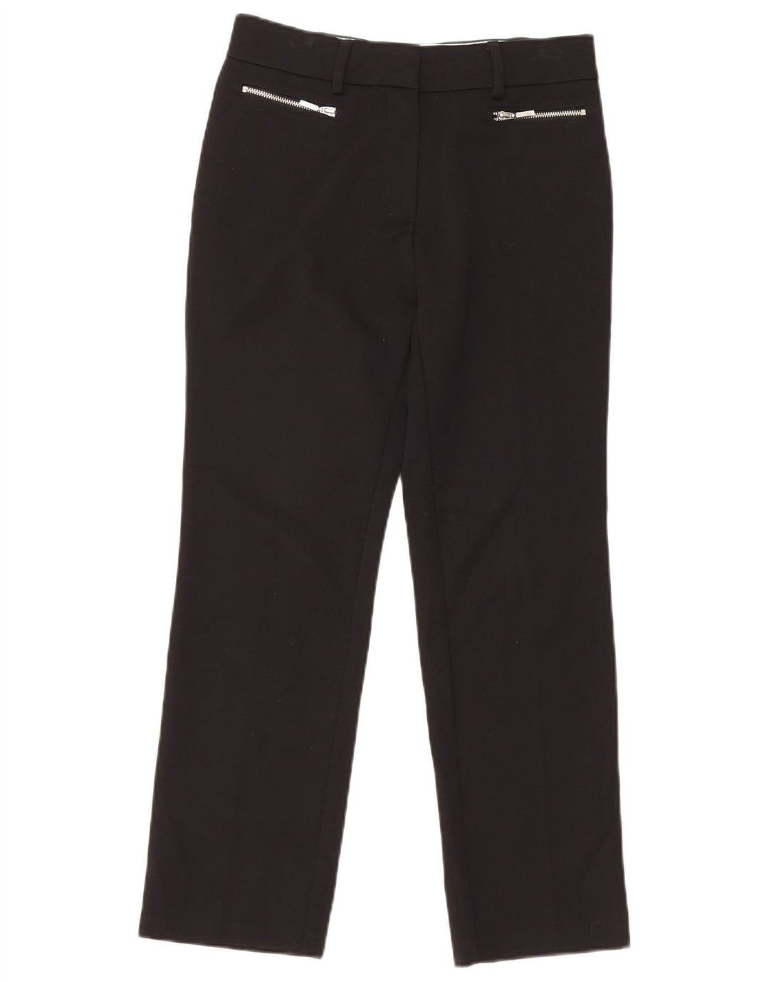 Pantaloni corti da donna Marks & Spencer UK 8 piccoli W26 L25 poliestere nero
