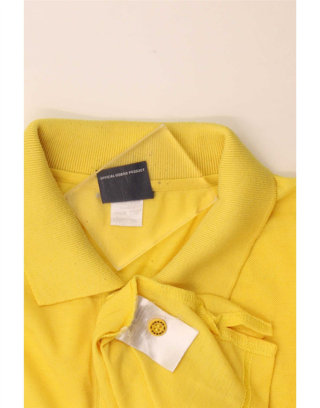Polo da uomo Under Armour grande in cotone giallo