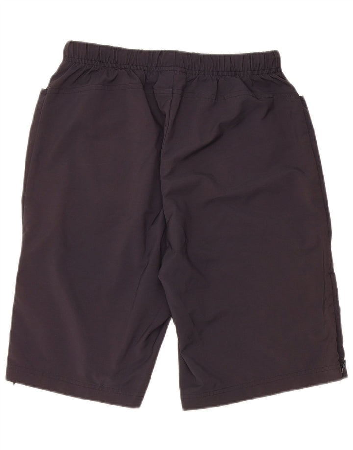 Pantaloncini sportivi ADIDAS da donna UK 12 medio blu navy poliestere