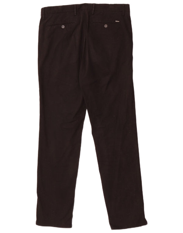 Pantaloni chino slim da uomo Zara EU 40 medio W31 L30 cotone nero