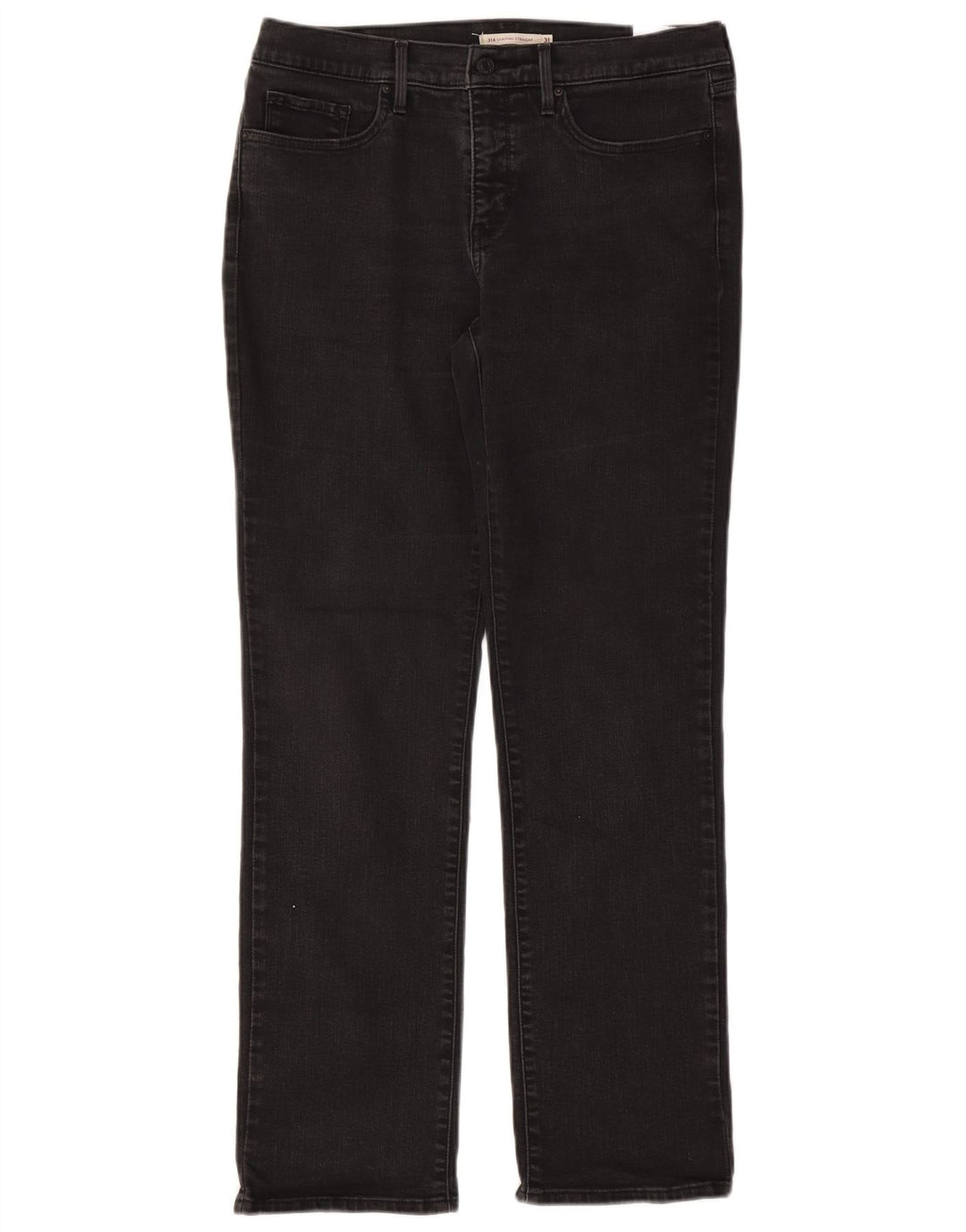 Jeans dritti da donna Levi's W31 L32 cotone nero