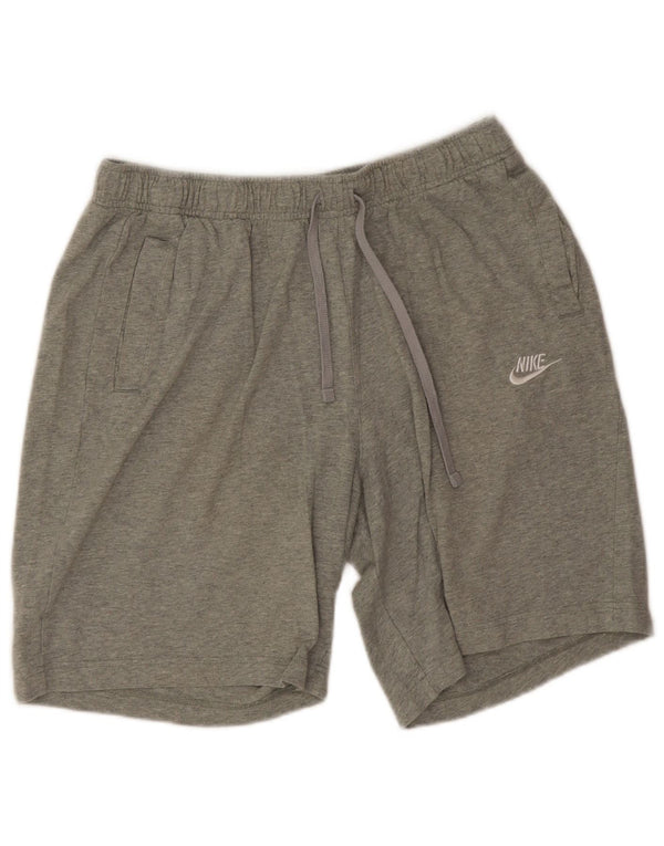 Pantaloncini sportivi Nike da uomo grandi grigi