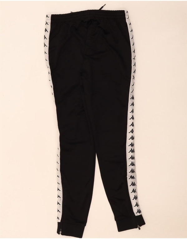 Pantaloni da tuta con grafica Kappa da uomo Joggers Medium Black Colourblock