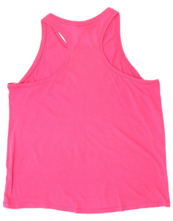 Canotta grafica Nike da donna UK 14 rosa medio