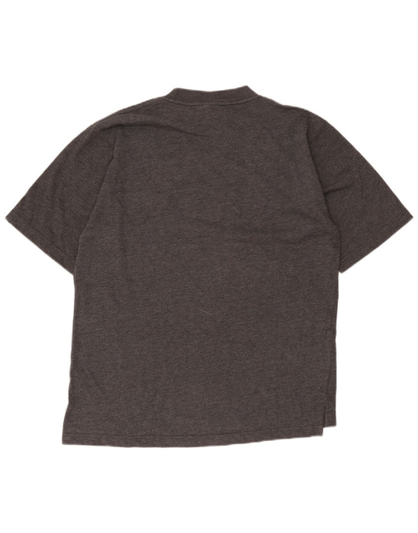 T-shirt Asics da uomo vestibilità ampia, piccola, in cotone chiazzato grigio