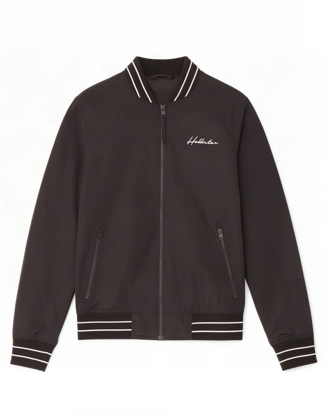 Giubbotto bomber da uomo Hollister UK 34 XS poliestere a righe nere