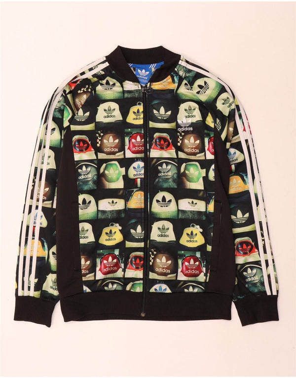 Adidas Giacca da uomo con grafica grafica, giacca grande, in poliestere multicolore