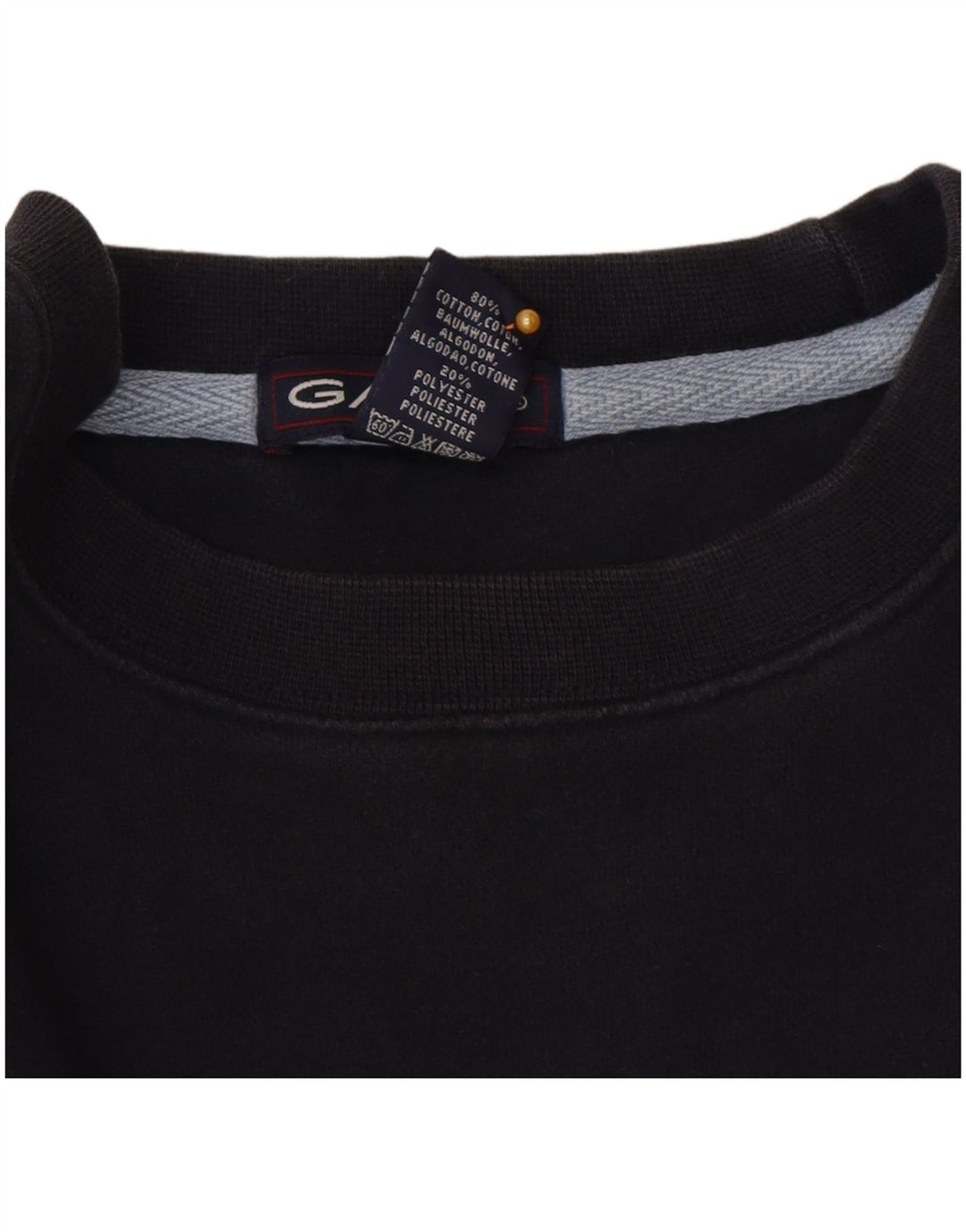 Gant Felpa da Uomo Maglione XL Blu Navy Cotone