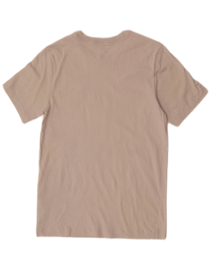 T-shirt Nike da uomo Top Small in cotone bianco sporco