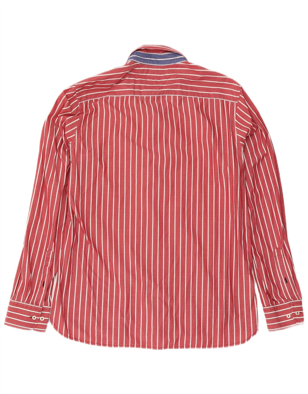 Camicia da uomo su misura Tommy Hilfiger Cotone gessato rosso medio