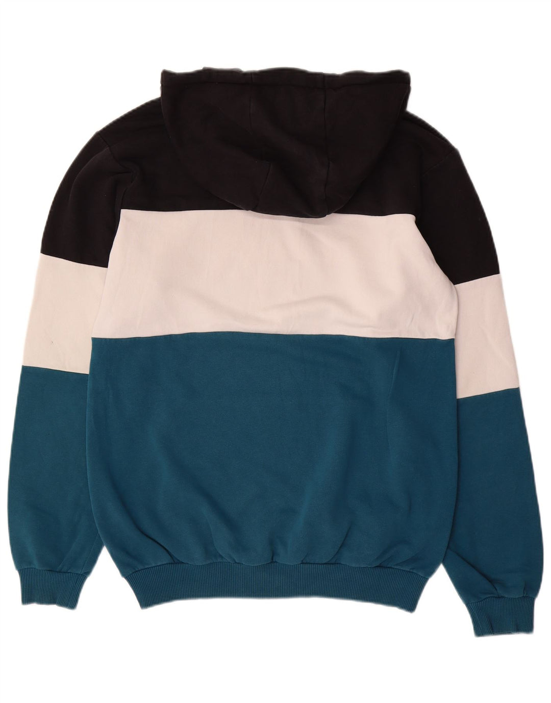Felpa con cappuccio da uomo Fila piccola in cotone color block multicolore