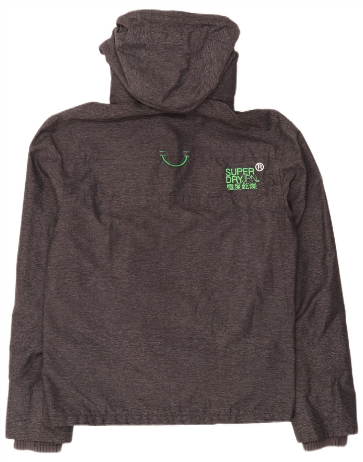 Giacca a vento da uomo Superdry Windcheater UK 38 grigio medio chiazzato